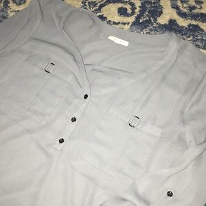 Maurices Grey Blouse